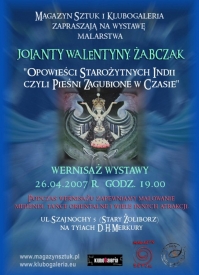 Wernisaż Jolanty Walentyny Żabczak - zaproszenie