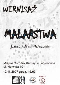 Joanna Sułek-Malinowska w MOK - plakat