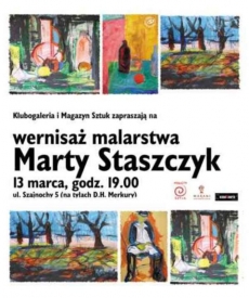 Wernisaż Marty Staszczyk - plakat