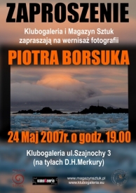 Fotografie Piotra Borsuka - zaproszenie