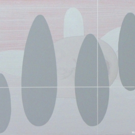 cykl - Studium przedmiotu - deszczowy, 2009 60 x 81 cm, akryl, płótno 