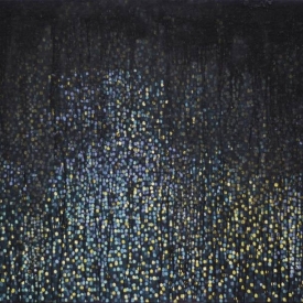 Deszcz, olej na płótnie, 116x89cm, 2012r.